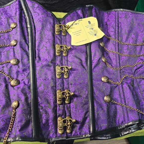 Purple Steampunk with Chains - Picture 2 of 6